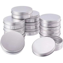 100ml empty round Aluminum cosmetic containers